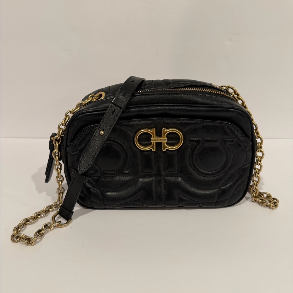 Salvatore Ferragamo Gancini Camera Crossbody Bag - Picture 3 of 12